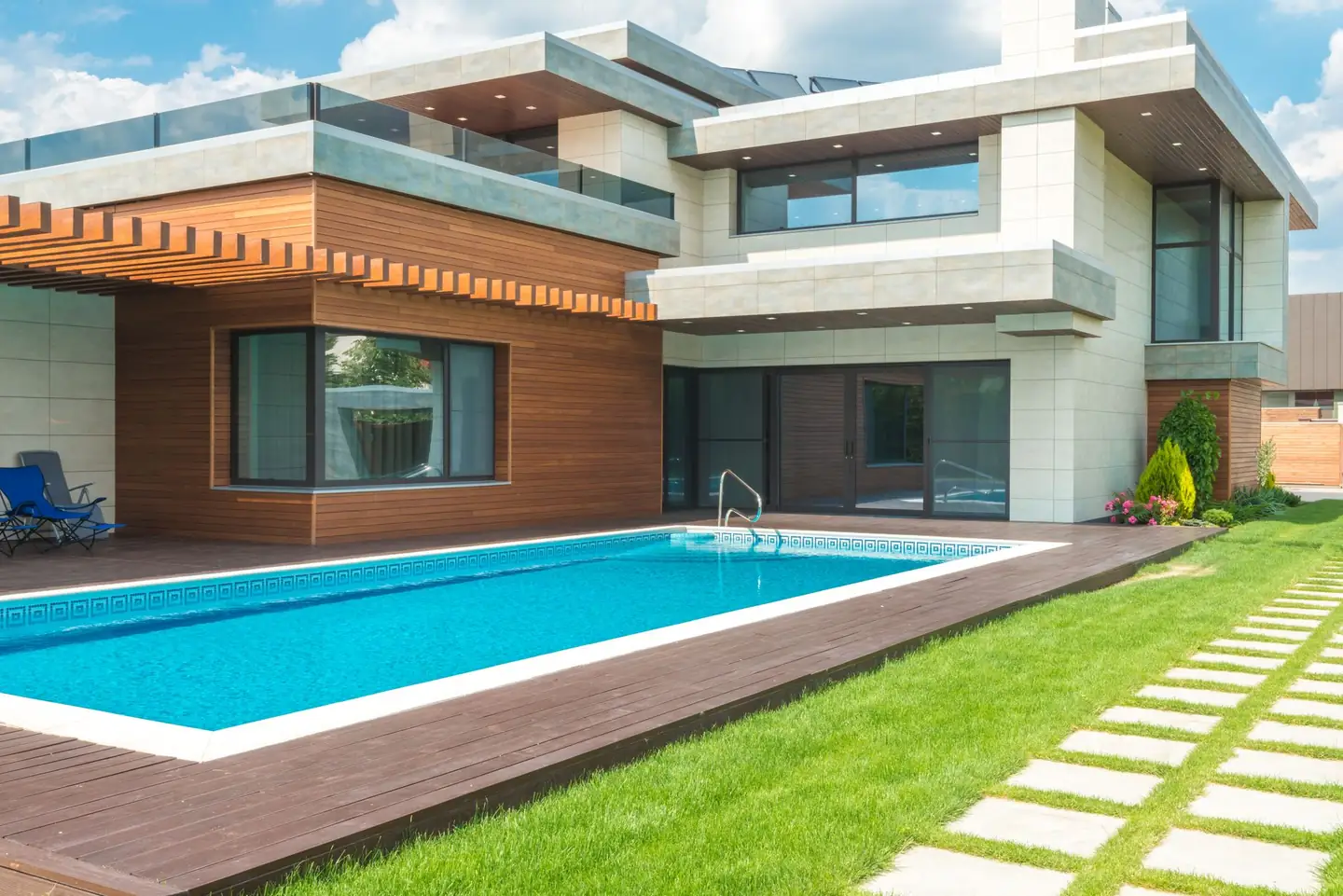 Swimming pool built in Minmi, NSW